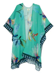 White-Black Zebra Kimono