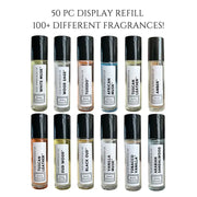 Bulk Cologne Oil For Men - 50 Pc Perfume Display Refill