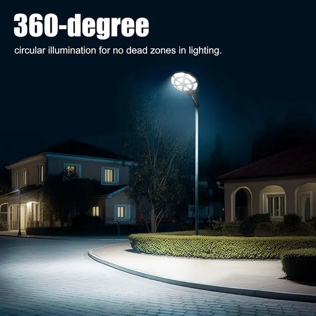 1500W Large Solar Street Lights Outdoor - Commercial Grade Solar Powered Street Light 120000LM with Remote