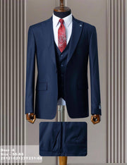3 Pcs Peak Lapel Men Suit
