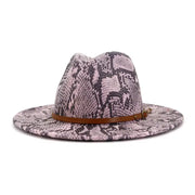 Women Warm and Simple Snake Panama HAT_CWAH0703