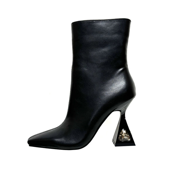 Lady Couture Molly Jewel Metallic Heel Bootie