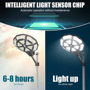 1500W Large Solar Street Lights Outdoor - Commercial Grade Solar Powered Street Light 120000LM with Remote