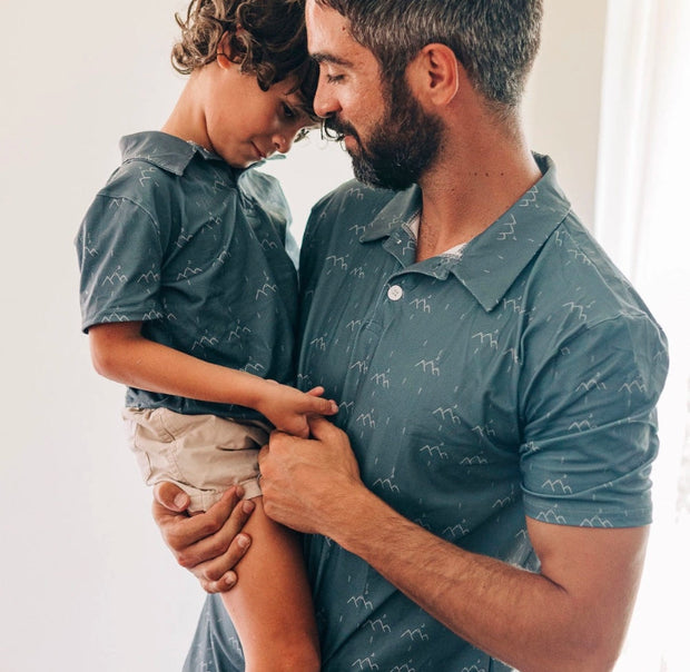Daddy & Me Polo collared shirts