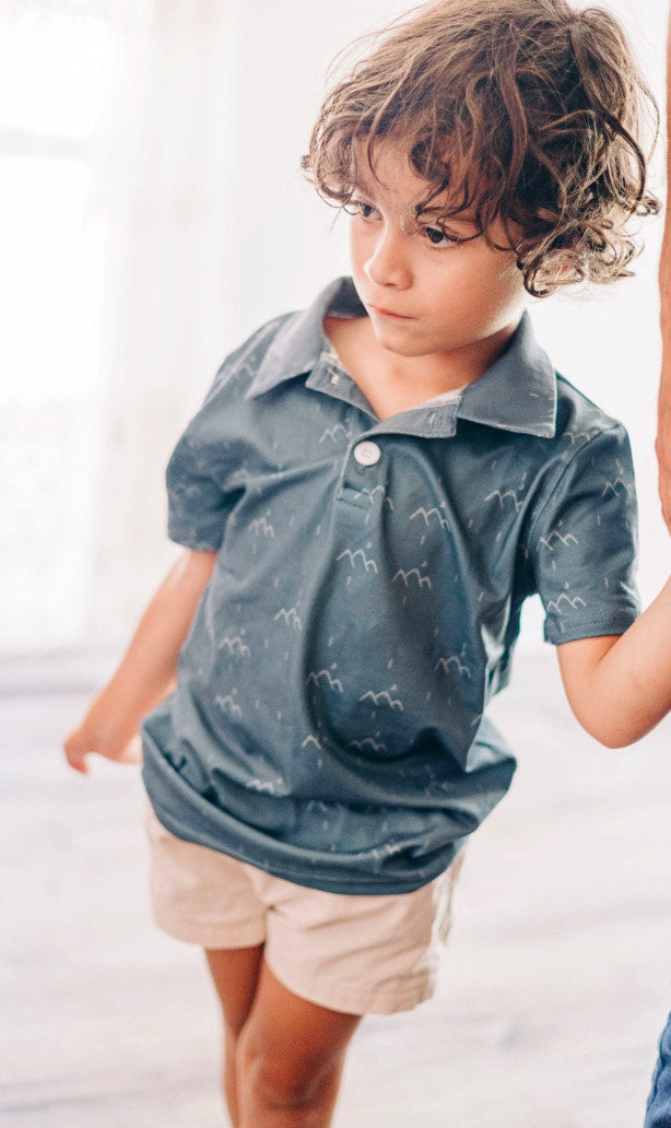 Daddy & Me Polo collared shirts