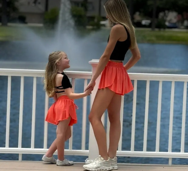 Mommy and Daughter Matching Butterfly Shorts with many options.