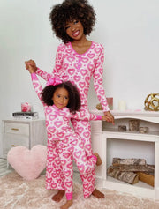Mommy & Me Heart Donut Pajama Set