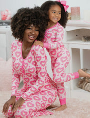 Mommy & Me Heart Donut Pajama Set