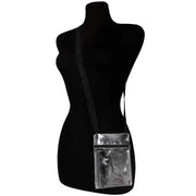 Petite Clear Soft Pvc Zippered Crossbody Bag