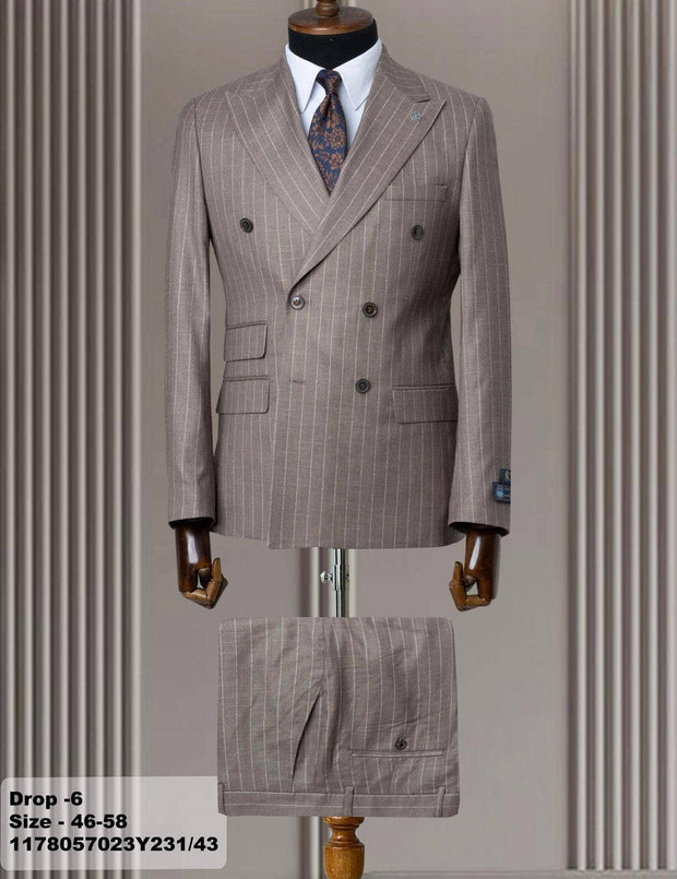 3 Pcs Peak Lapel Men Suit