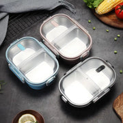 Portable Children's Lunch Box, 304 Stainless Steel Bento, Kitchen Leak Proof Food Box For Kids