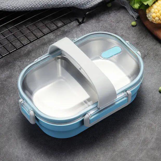 Portable Children's Lunch Box, 304 Stainless Steel Bento, Kitchen Leak Proof Food Box For Kids