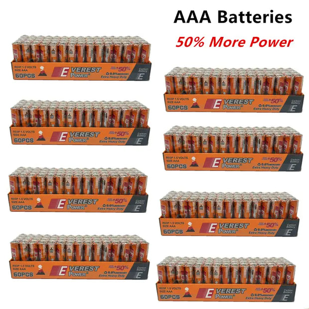 Aaa Batteries Extra Heavy Duty 1.5v. Wholesale Bulk