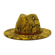 Women Warm and Simple Snake Panama HAT_CWAH0703