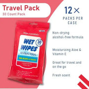 Wipeessentials Anti-Bacterial Wipes- 30 Ct Soft Pack