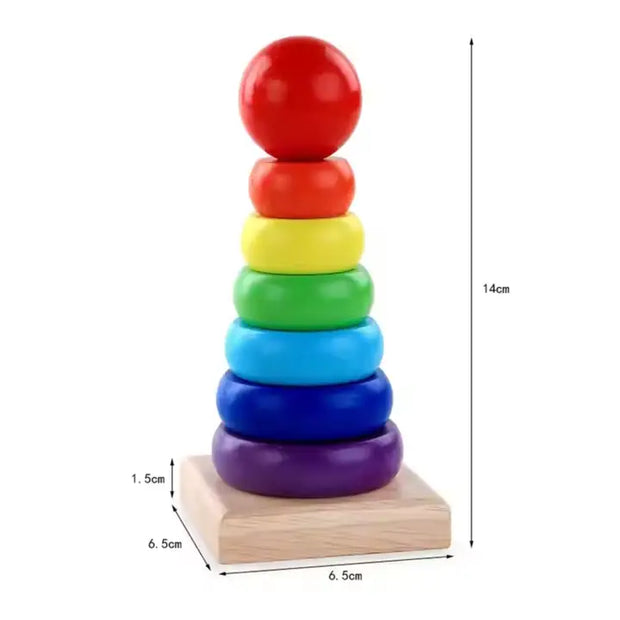 Wooden Puzzle Building Stocking Stuffer Back To School Toy