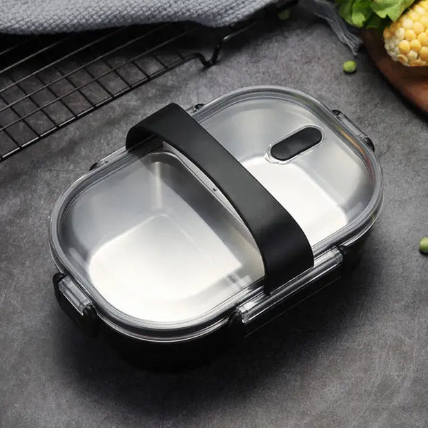 Portable Children's Lunch Box, 304 Stainless Steel Bento, Kitchen Leak Proof Food Box For Kids