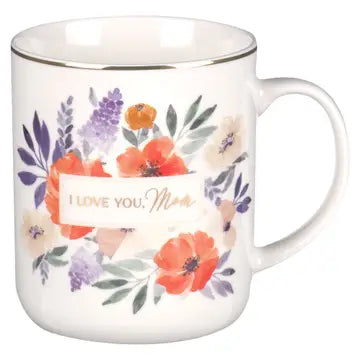 Mug Blue Floral Greatest Blessings Grandma Prov.