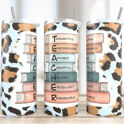 Teacher Tumbler, 20oz Skinny Tumbler, Teacher Gift